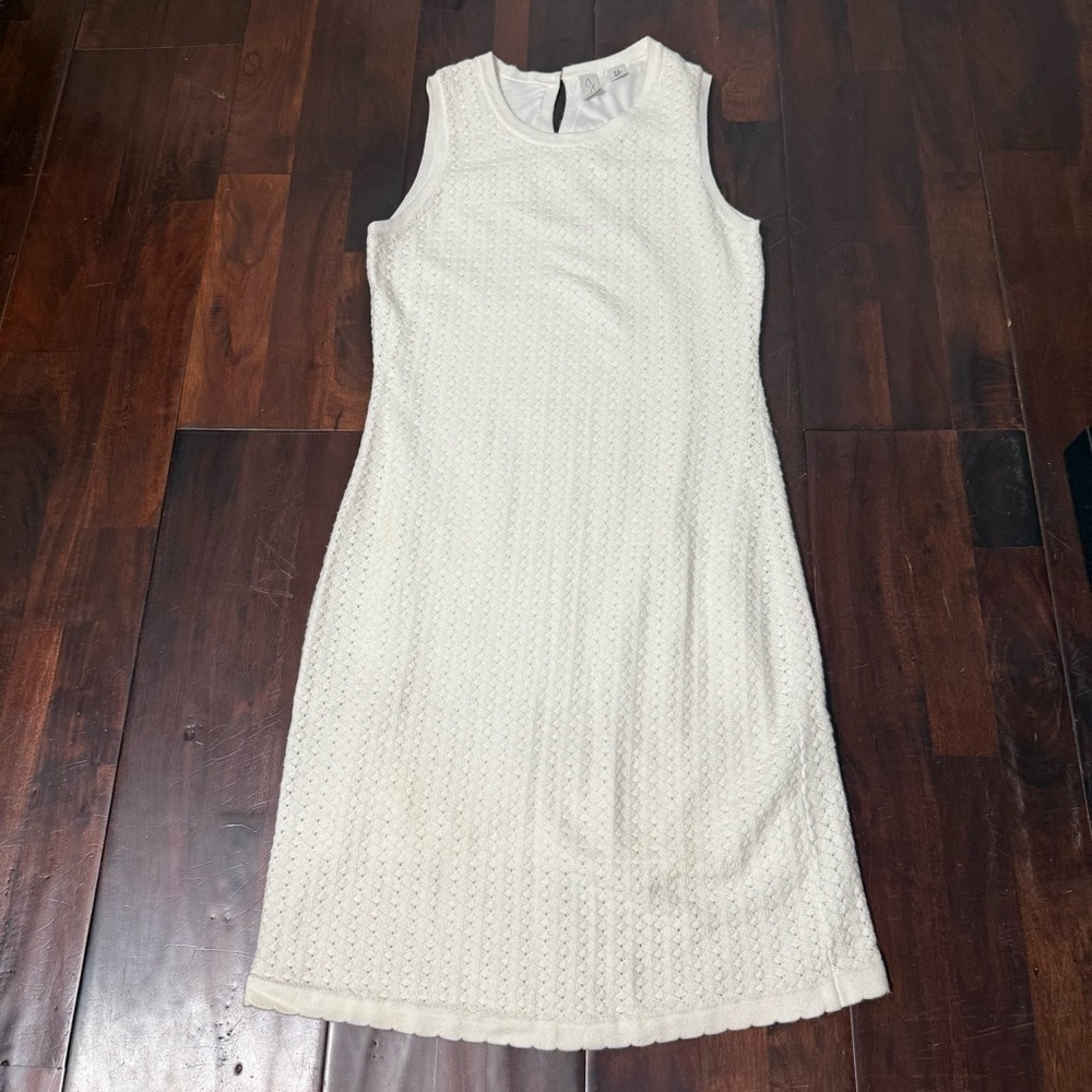 Joie White Sleeveless Knit Sweater Dress Women’s Size Medium
